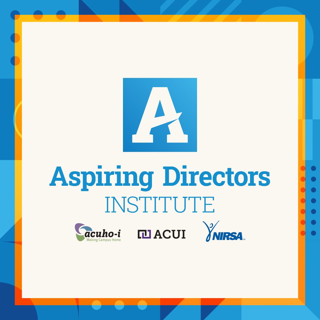 Build skills and strategies to support your career advancement in higher education! Presented in partnership with ACUHO–I, ACUI, and NIRSA, the 2024 Aspiring Directors Institute is a three-day intensive professional development program. buff.ly/43RUHrU