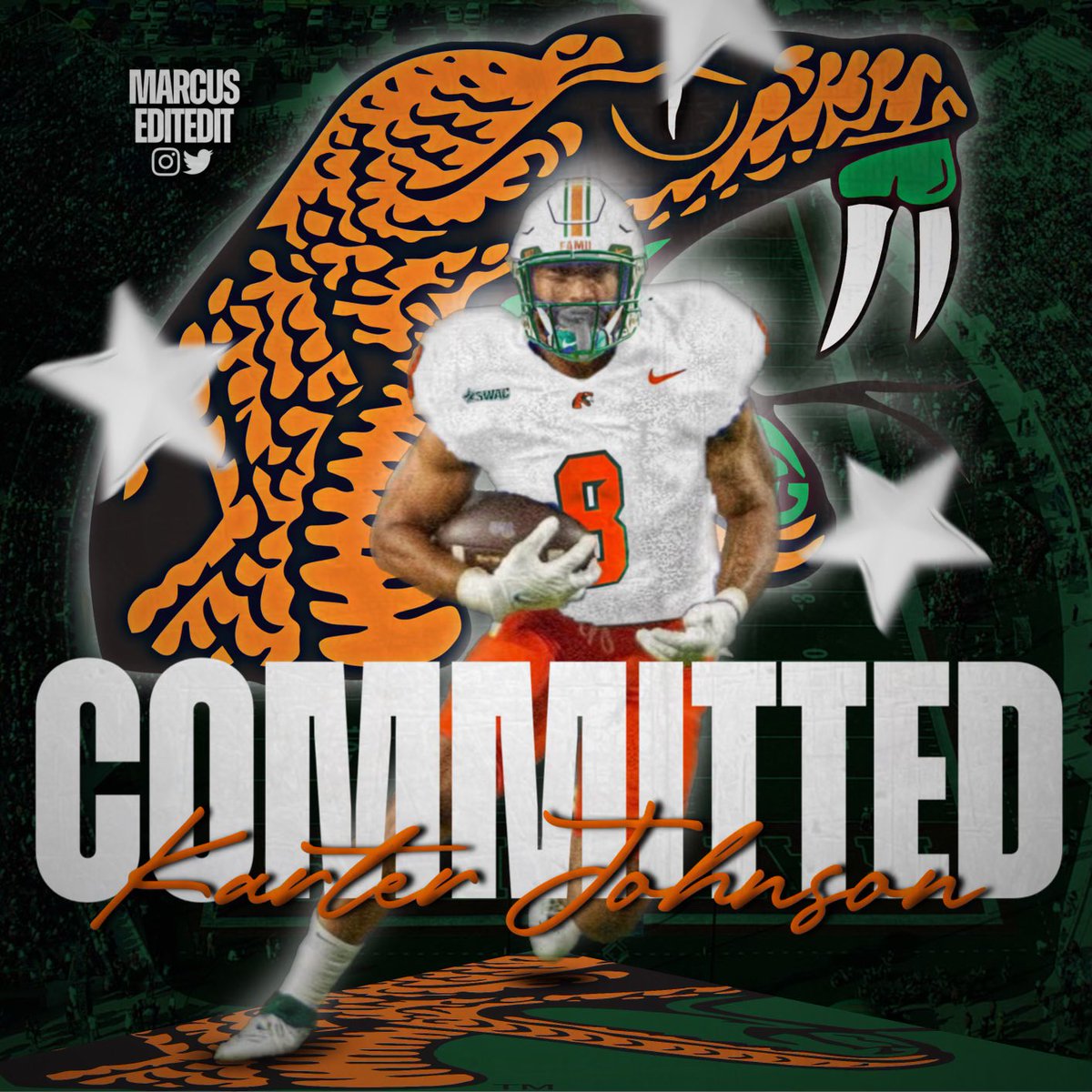 THANK YOU!!  <a href="/TheCaseyWarming/">Coach Casey</a> <a href="/CoachColzie/">James Colzie III</a> #FAMULY 🐍