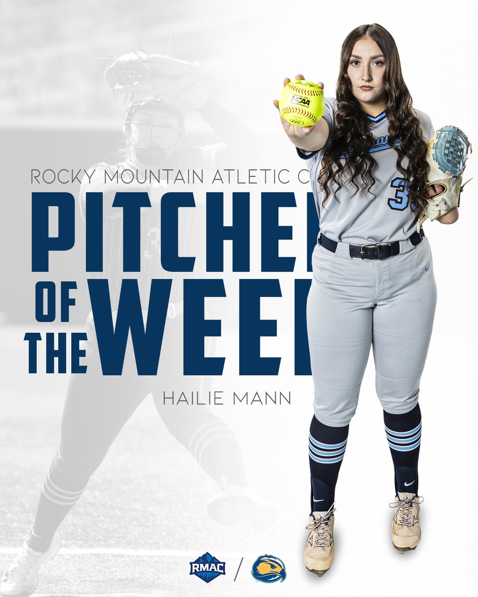 Line'em up, sit'em down😤

Hailie Mann earns her first career <a href="/RMAC_SPORTS/">RMAC Sports</a> Pitcher of the Week honor after posting back-to-back wins with a 0.00 ERA!🔥

#ToTheTop