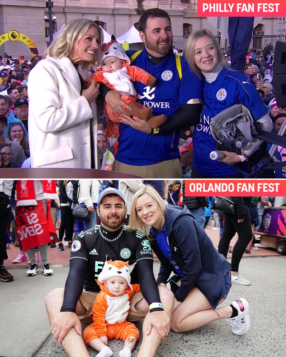 Young Leicester City fan Beckham was in Nashville this weekend for his third Premier League Fan Fest! We've loved watching this little Fox grow up. 🦊