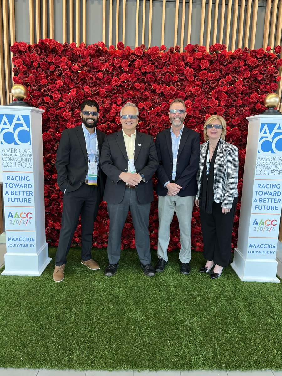 I had a great time at the 2024 AACC Annual Convention in Louisville, KY! Andy Dorsey and I had an amazing session, and connecting with like-minded professionals was a blast. But nothing beats sharing the awe of witnessing the solar eclipse with my team!
#AACC104 #highereducation