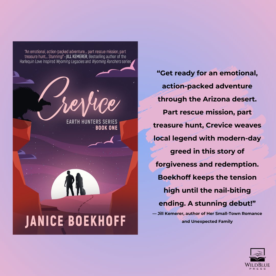 This romantic suspense novel will keep you on the edge of your seat! Read CREVICE here: wbp.bz/crevice #EarthHunterSeries #Crevice #Created #Romance #Suspense #JaniceBoekhoff #WildBluePress #IAN1 #TYB #authornetwork #iartg #BMRTG #SNRTG