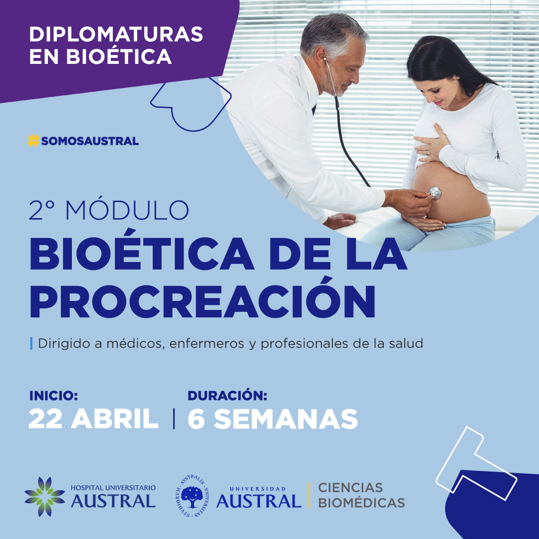 ✔️ Inscripciones abiertas
🩺 2° Módulo Bioética de la procreación – Diplomatura en Bioética

📢 Módulos Independientes
📅 Fecha de inicio: 22/04/2024
💻 Modalidad: Virtual
👩‍⚕️ Destinado: Médicos, enfermeros y profesionales de la salud.

MÁS INFORMACIÓN AQUÍ
austral.edu.ar/austral/aspect…