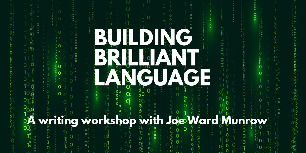 Join us for a writing workshop on Sat 11 May with Joe Ward Munrow, Writer of The Legend of Ned Ludd. The ticket is £5 per person, plus free pastries, and the ability to watch the show after the workshop at 2 pm for a reduced cost. Click 🔗 for more info: l8r.it/WFSe