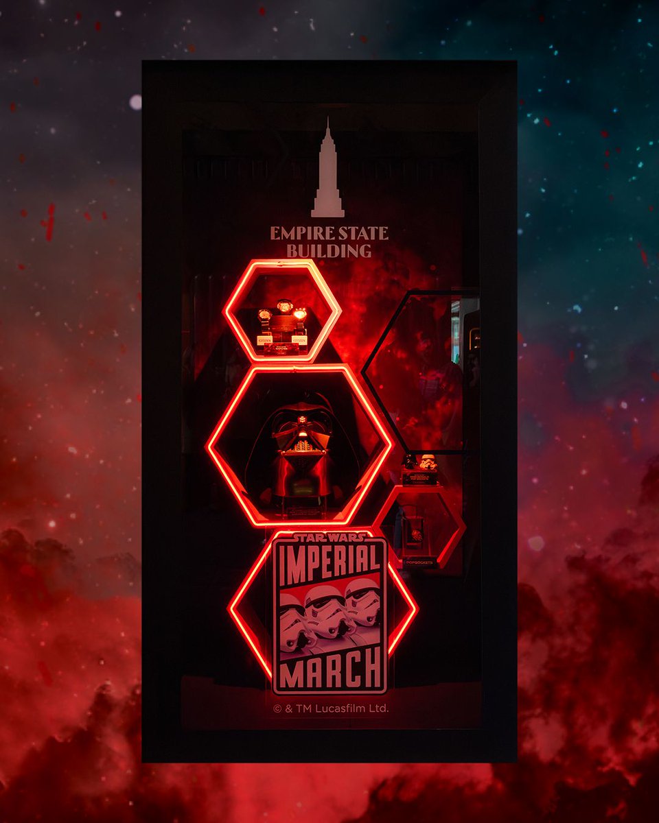 MarkStephenEA's tweet photo. Join us at 34th Street and Fifth Avenue to celebrate the #MarchToMaythe4th! #StarWars #EmpireStateBuilding #ExperientialDesign https://t.co/Gb27py602q
