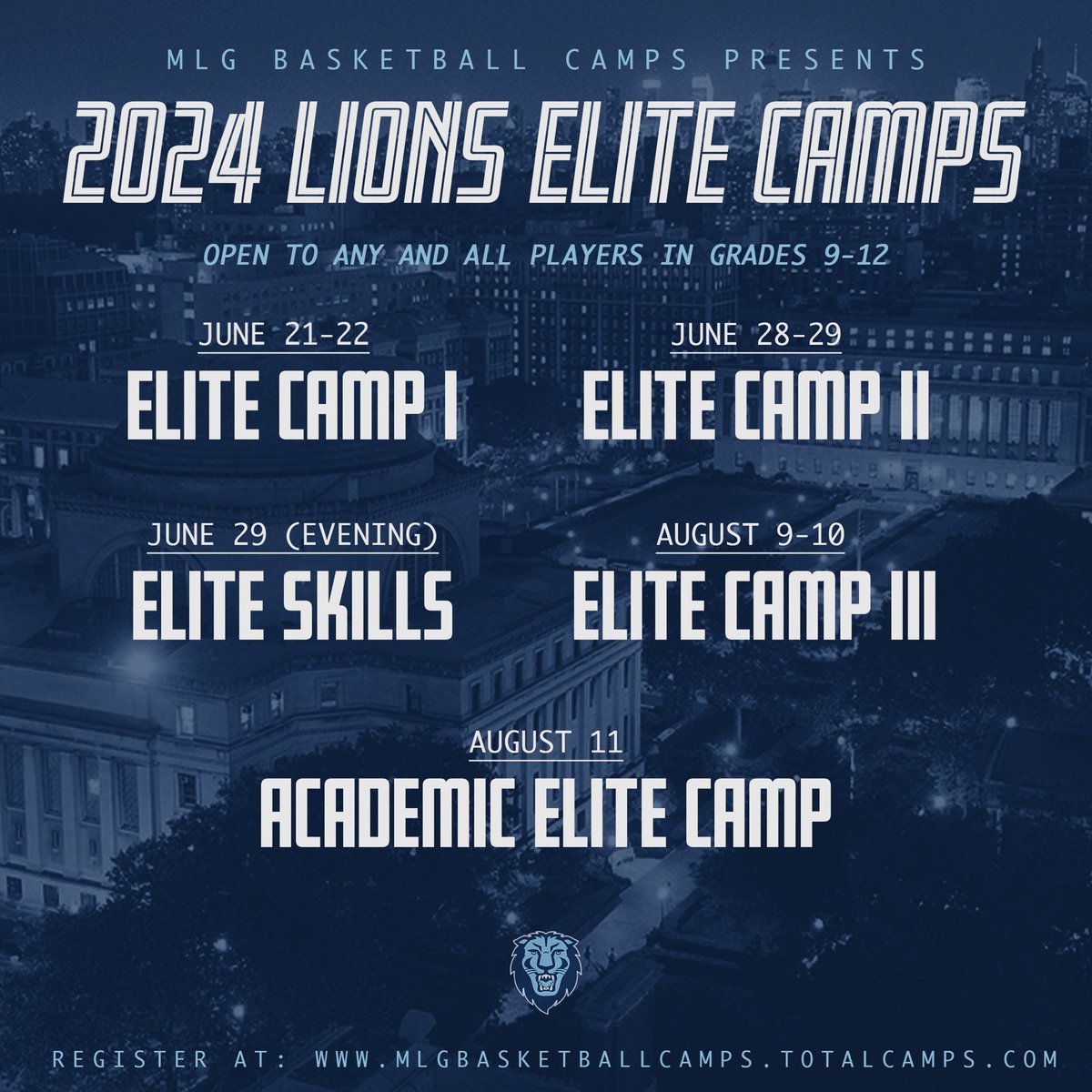 The #LightBlueCrew is ready for you! 🏀💪 Join us in NYC this summer to train with the best in the game 🗽 Link below register for our Elite Camps! ⬇️ mlgbasketballcamps.totalcamps.com #EDGE // #EmpireStateOfMind