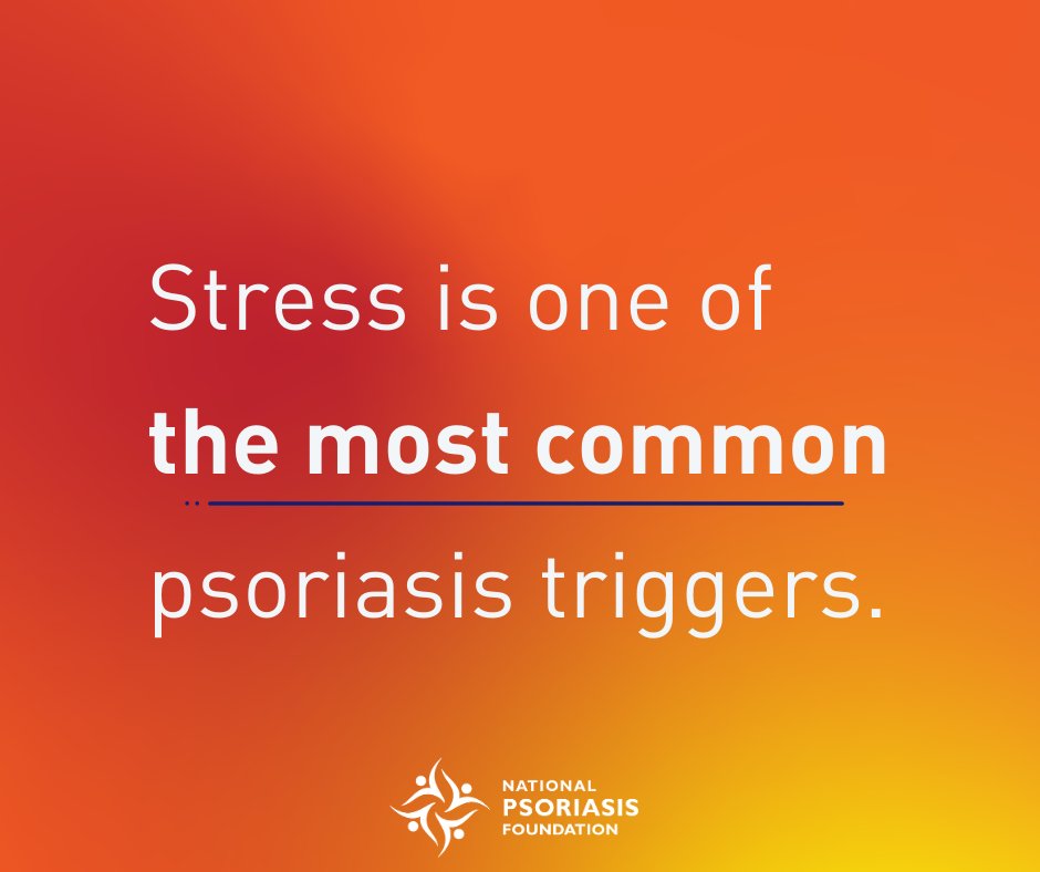 Managing your stress while living with a chronic disease can be ... stressful. April is #StressAwarenessMonth and for many living with psoriatic disease, stress can trigger a flare. Head to our website for ways to manage stress with psoriatic disease. ow.ly/5JxM50RbIAX