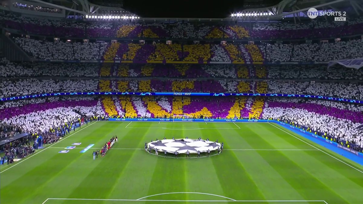 How good does the Bernabéu look? 😍 #UCL