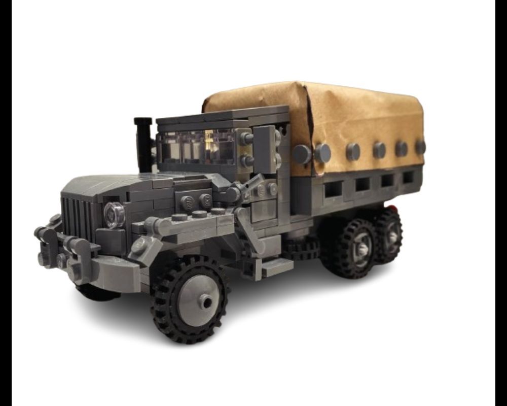 U.S. M35 Military Cargo Truck by Cascadia Bricks #LEGO reb.li/m/179457