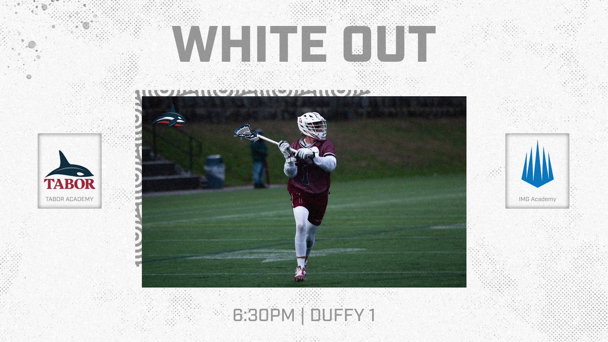 Good Luck to Boys Lacrosse in their White Out game under the lights against IMG tonight!