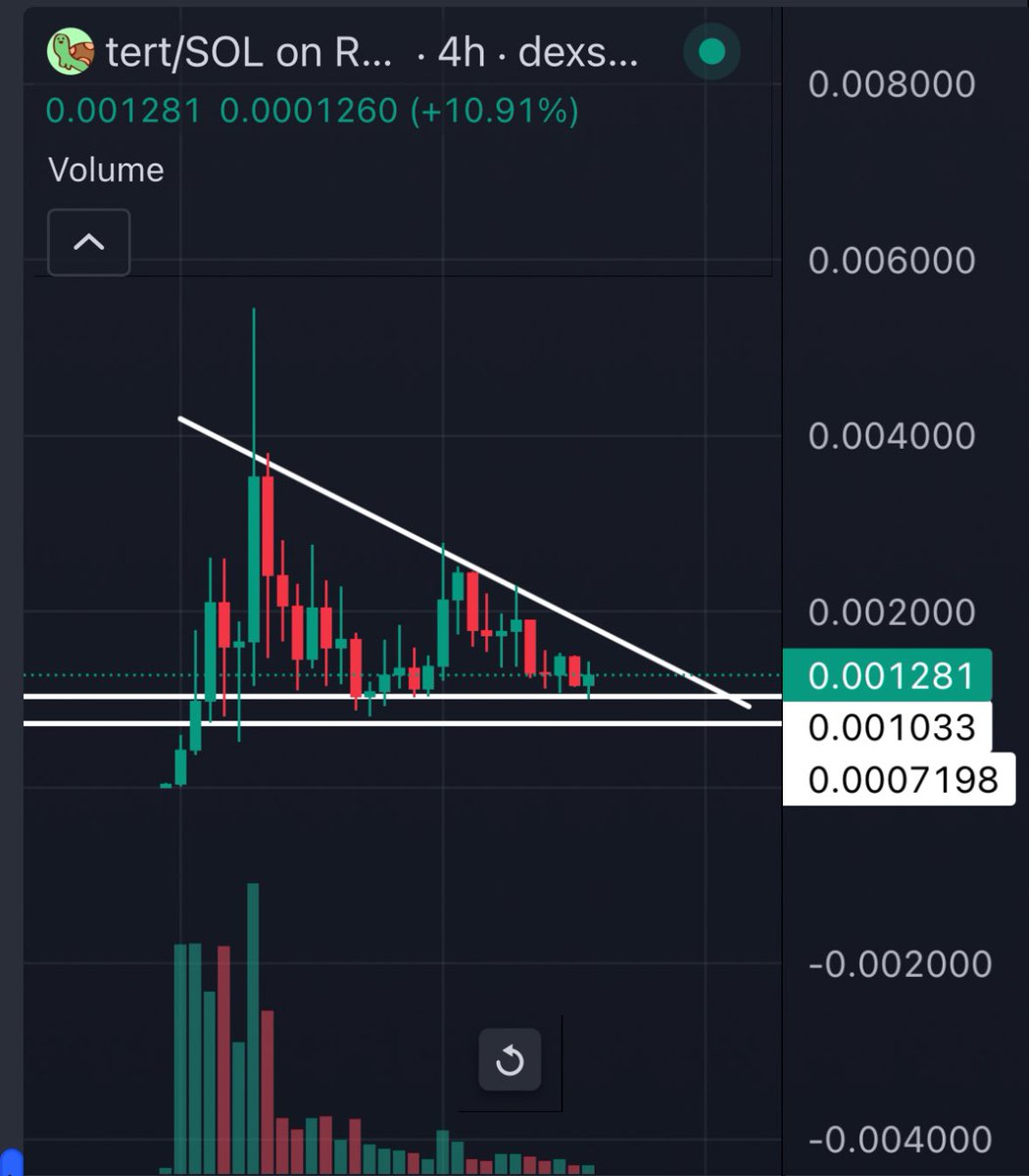 $TERT 

Hold the line and we will have breakout in next 24-48hrs bros 👊