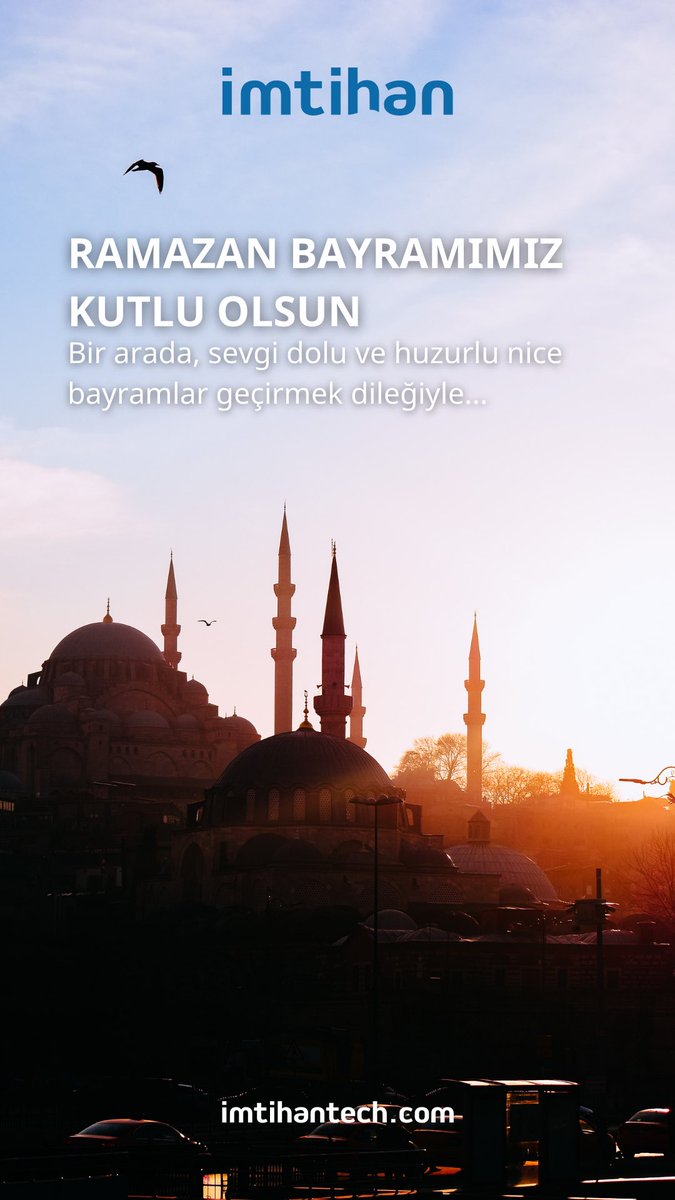 imtihan_tr's tweet photo. Bir arada, sevgi dolu ve huzurlu nice bayramlar geçirmek dileğiyle... https://t.co/p4r4GZ2pg2