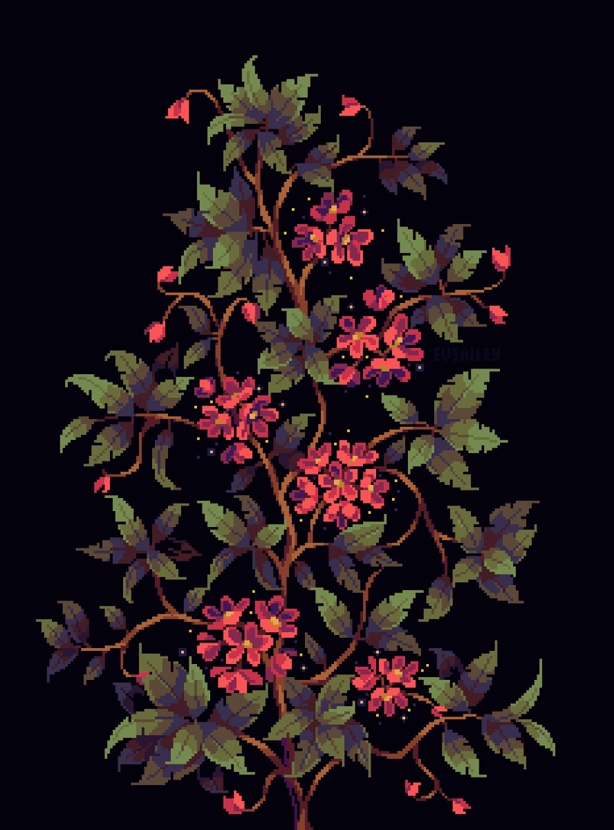evsailey's tweet photo. Hey  #PortfolioDay !
I'm Evsailey and I make various flower compositions, some tree sprites, design characters (also study animation)🌸🍂 https://t.co/GvyafYo9mB
