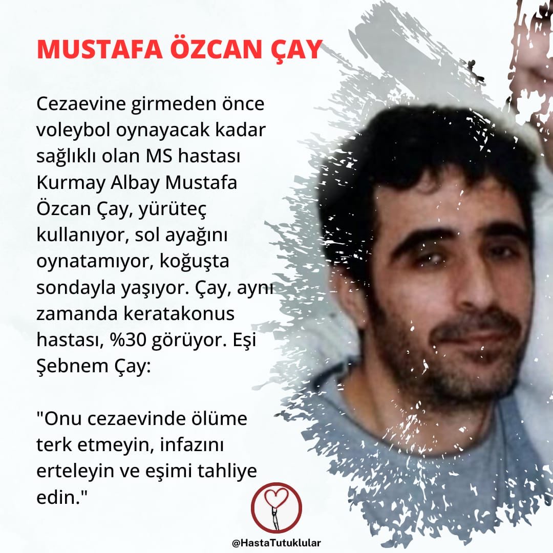 ‼️MS hastası bir insanın ne işi var cezaevinde. ‼️Onu Özgür bırakın ki ailesi gerçek bayram etsin. 👇👇👇👇👇👇 BuBayram HastalaraÖzgürlük