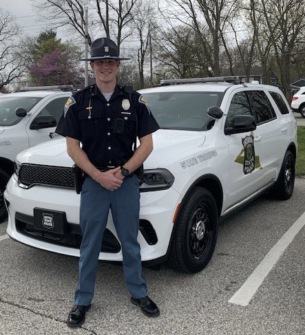 Trooper Jack Fischer has successfully completed his field training and was issued his new Dodge Durango. Trooper Fischer will now be patrolling solo primarily in Gibson County. Congratulations and stay safe, Trooper Fischer!