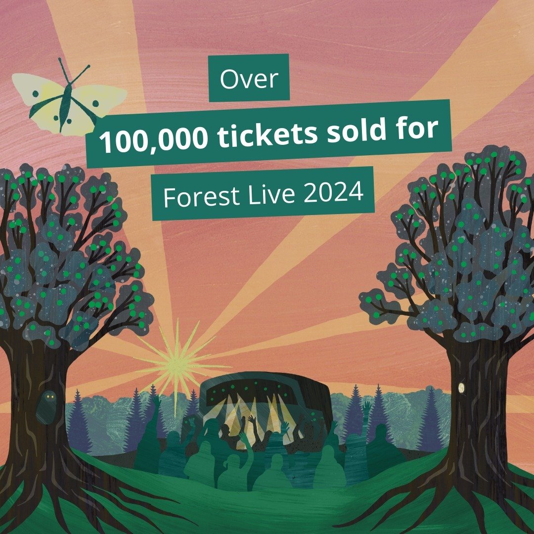 Have you heard the news? 🎤 Over 100,000 of you will be joining us for a boogie beneath the trees this summer at #ForestLive24 Get your tickets for a concert like no other 👉 forestryeng.land/book-forest-li…