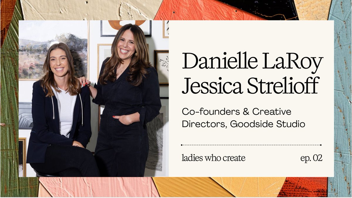 Ladies who Create is back with a brand new episode, featuring @jstrelioff & @daniellelaroy, creative directors and co-founders of @Goodside_Studio✨ Some episode highlights: 🌟The journey leading up to founding Goodside 🌟 Adapting to different client dynamics 🌟 The…
