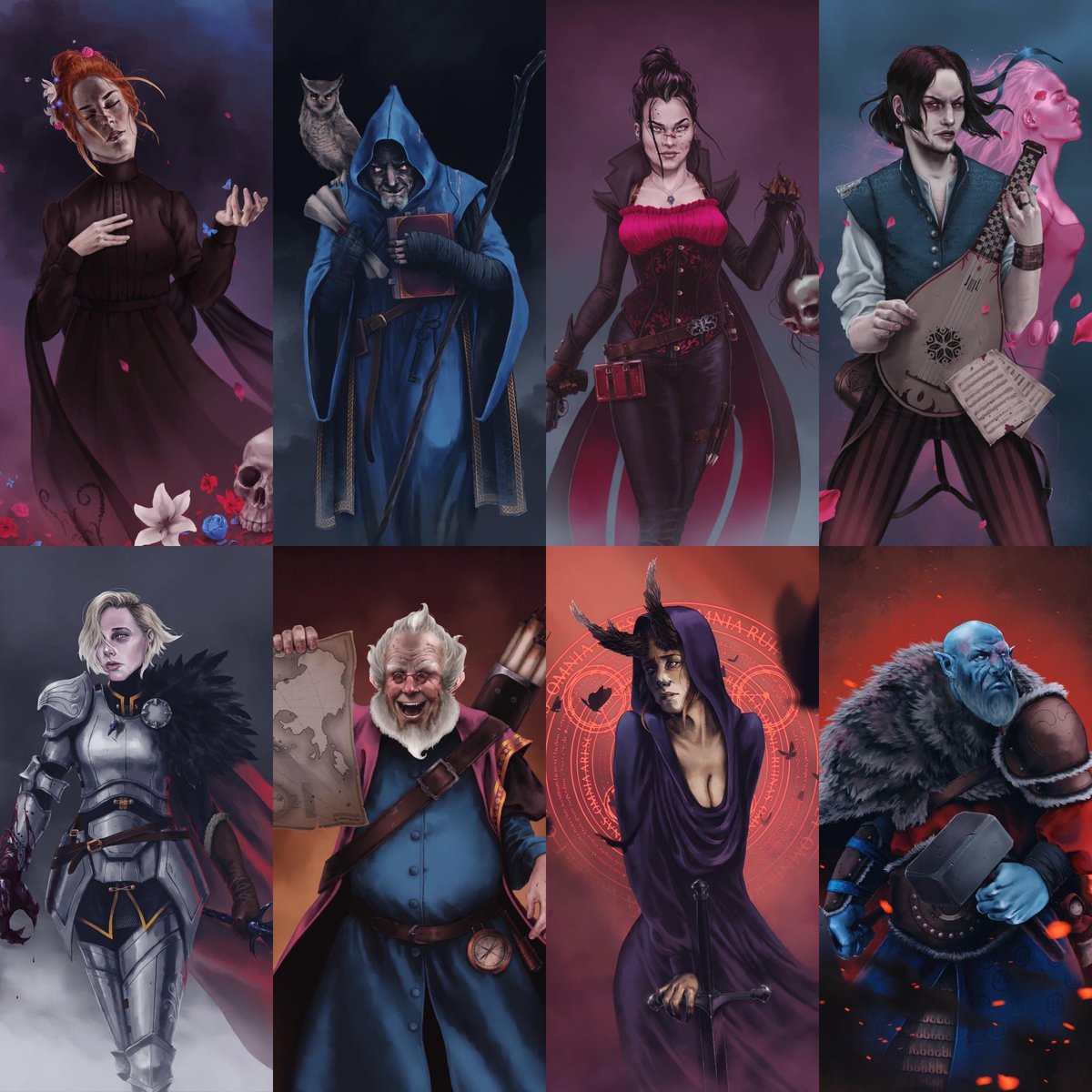 Prints, prints and more prints. 

society6.com/chriswoodillus…

#fantasyillustration #fantasypainting #fantasyart #fantasyartist #MedievalFantasy #characterart #characterdesign #artprints #printshop #society6 #society6artist