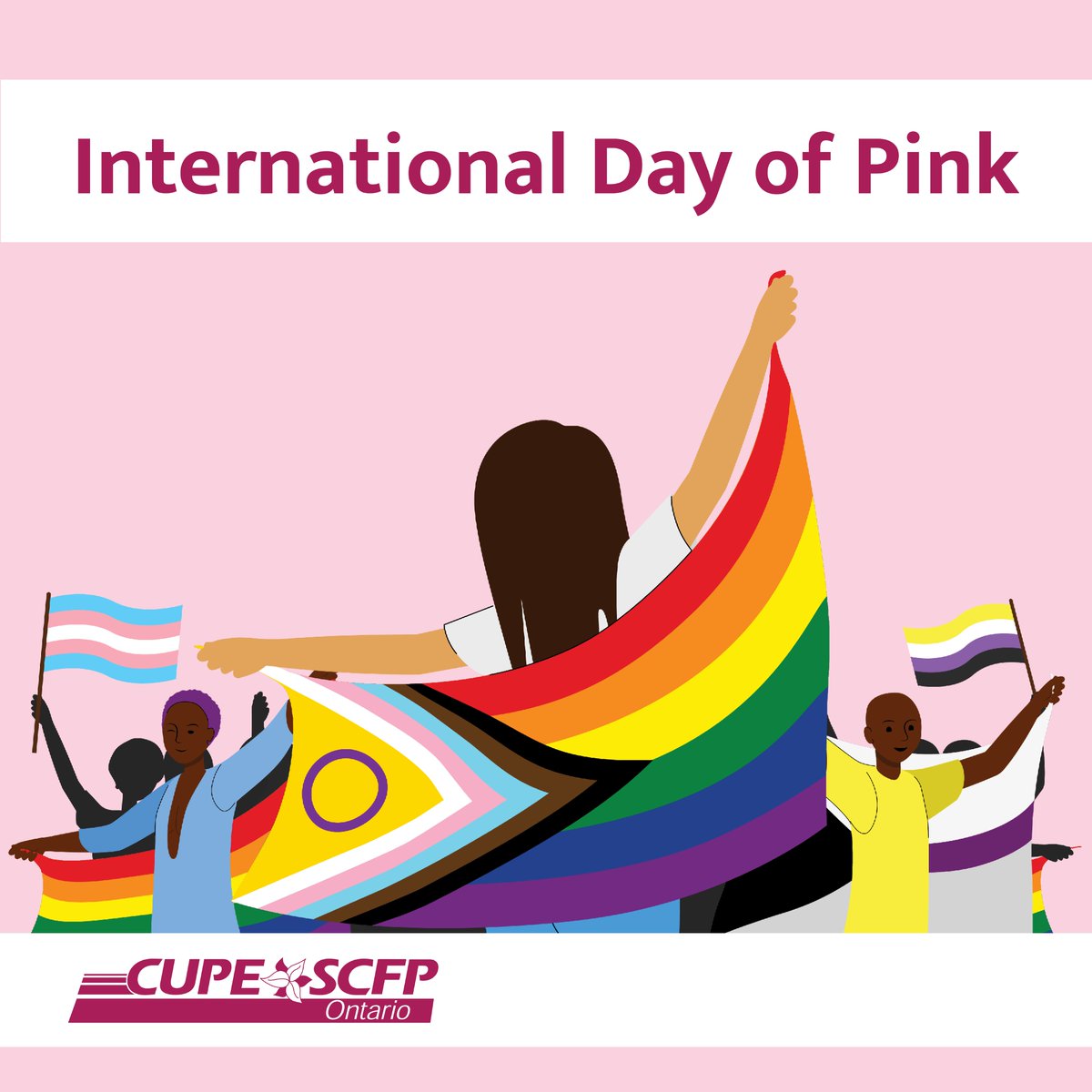 This year's theme for the Day of Pink is: Visibility! We're celebrating visibility in all its forms – being seen, acknowledged, respected, and listened to. It's about standing tall and embracing our true selves! Learn more on being involved today here: dayofpink.org/en/home-2023