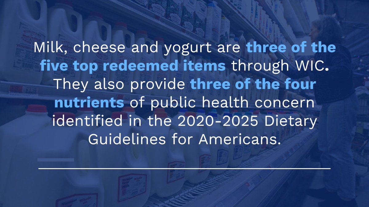 We are disappointed by the final WIC rule, which will reduce access to nutritious #dairy products and limit our ability to provide Americans with consistent and equitable access to healthy, safe and affordable foods. Read more: bit.ly/3xvxLTm