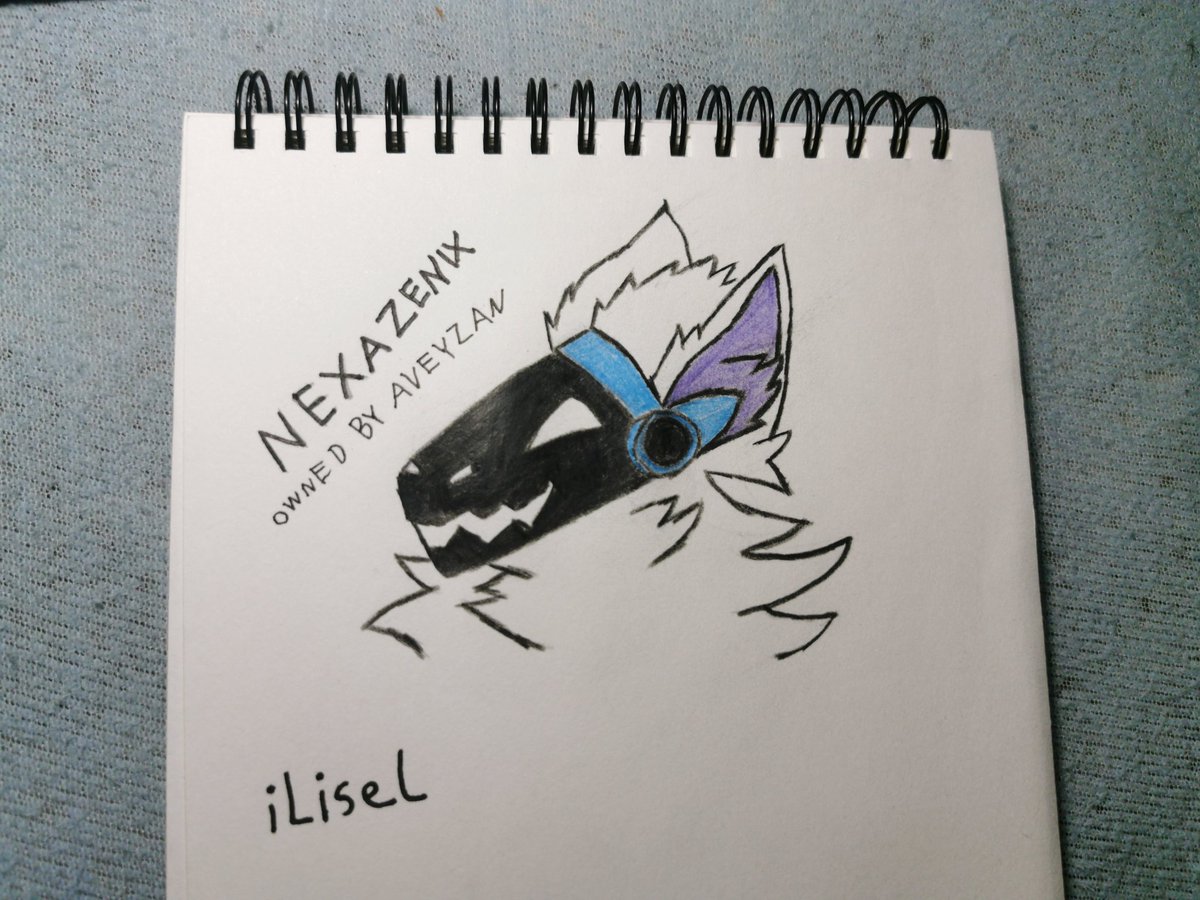 _iLisel_'s tweet image. On a bit of a drawing streak, this time decided to draw Nexazenix for @Aveyzan