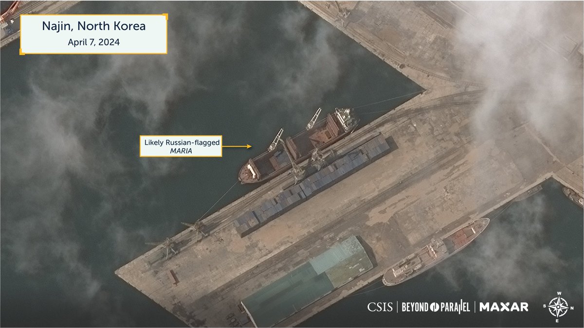 Latest satellite images suggest munitions and oil transfers between North Korea and Russia continue.