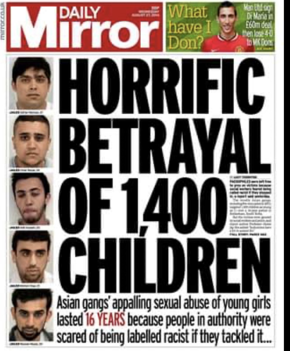 This was the first gang of Rotherham savages I reported despite being told to keep quiet by my Labour Party colleagues