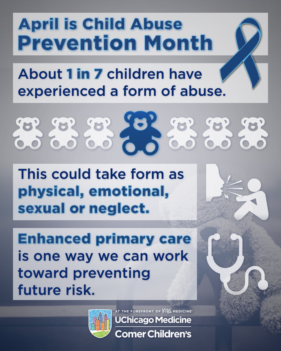 April is Child Abuse Prevention Month. Learn how our Child Advocacy and Protective Services team works to identify and protect children who may be at risk. uchicagomedicine.org/forefront/pedi…