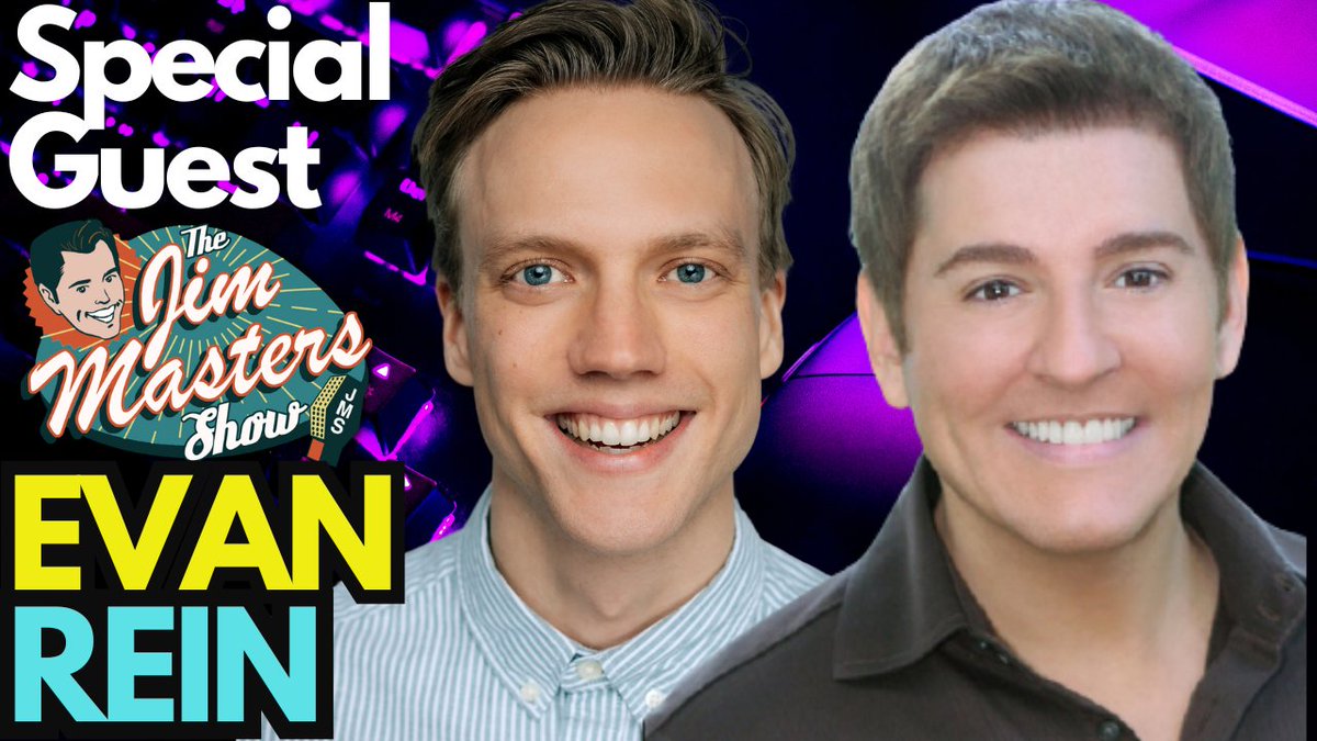 Tune into @jimmasterstv as actor @EvanRein is Jim's special guest on The Jim Masters Show LIVE! Series tomorrow, Wednesday, April 4th, @ 7pm Eastern / 4pm Pacific Evan joins a stellar cast on the new @hulu series #underthebridge to premiere on April 17th