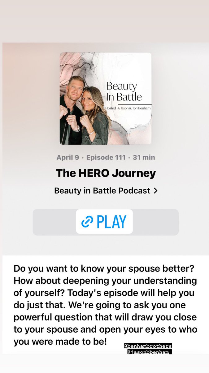 Jason and Tori Benham tweet media