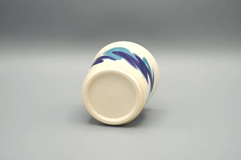 owenbroadcast's tweet photo. guy at the vibe museum: sorry, ancient vaporwave cups do not exist

ancient vaporwave ceramic cup:

(artist is named jenny powell) https://t.co/NKBQgviUJ1
