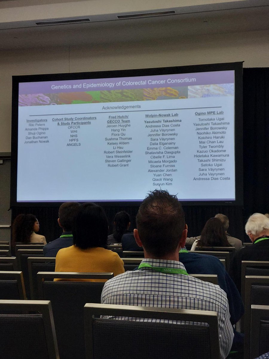 Fred Hutch's <a href="/claire_ethomas/">Claire E Thomas</a> discussed the association between somatic microsatellite instability, hypermutation status, and specific T cell subsets in #colorectalcancer tumors during a session on Crosstalk with in the Tumor Ecosystem at #AACR24. 👉 bit.ly/3xvstr0