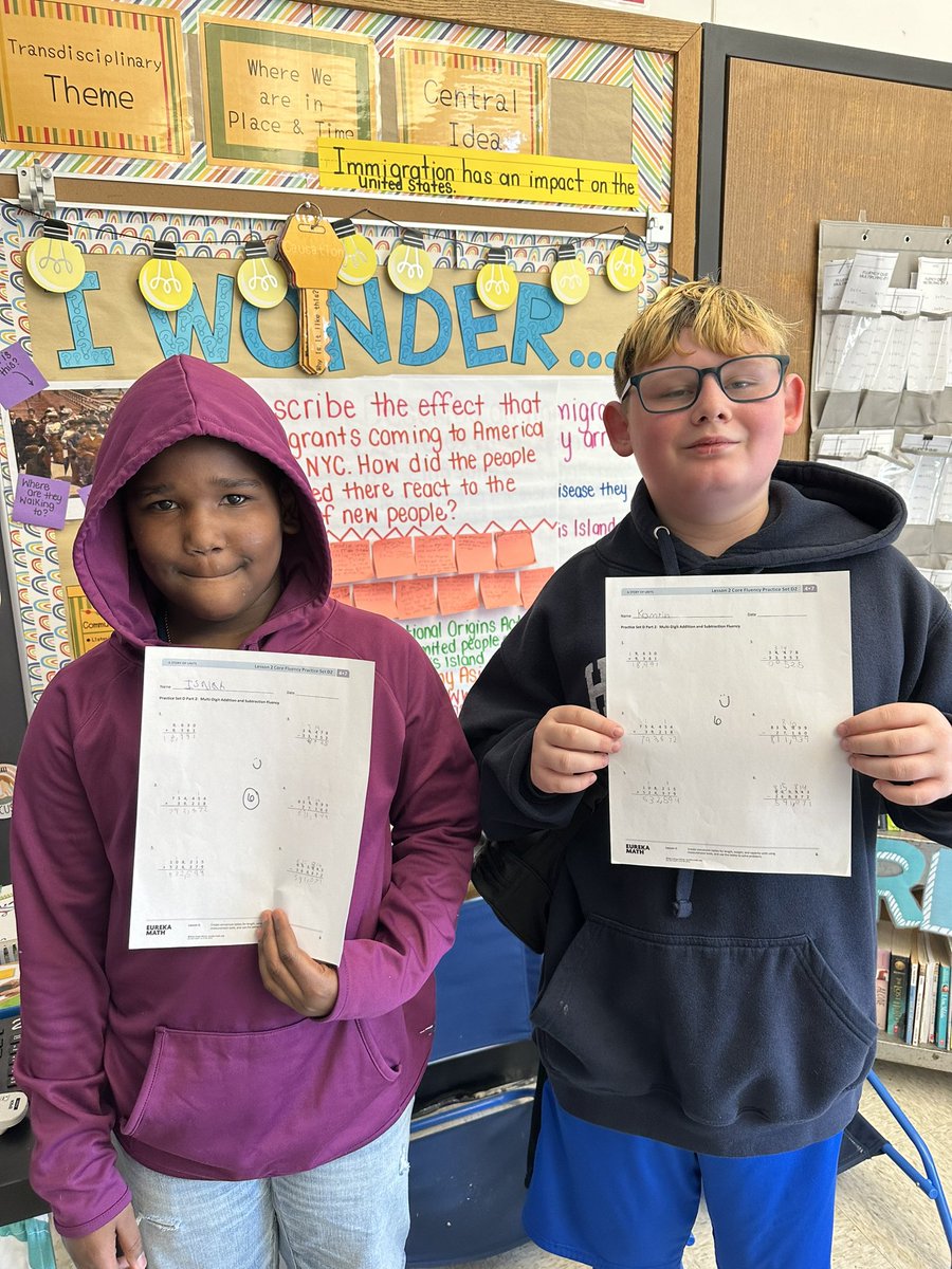 Masters of 4th Grade Core Fluency! The first two students in our class to complete them all! Great work! <a href="/JTRobertsSCSD/">J. T. Roberts School</a> <a href="/SCSDMath/">SCSD Math</a> #scsdsuccess #proud