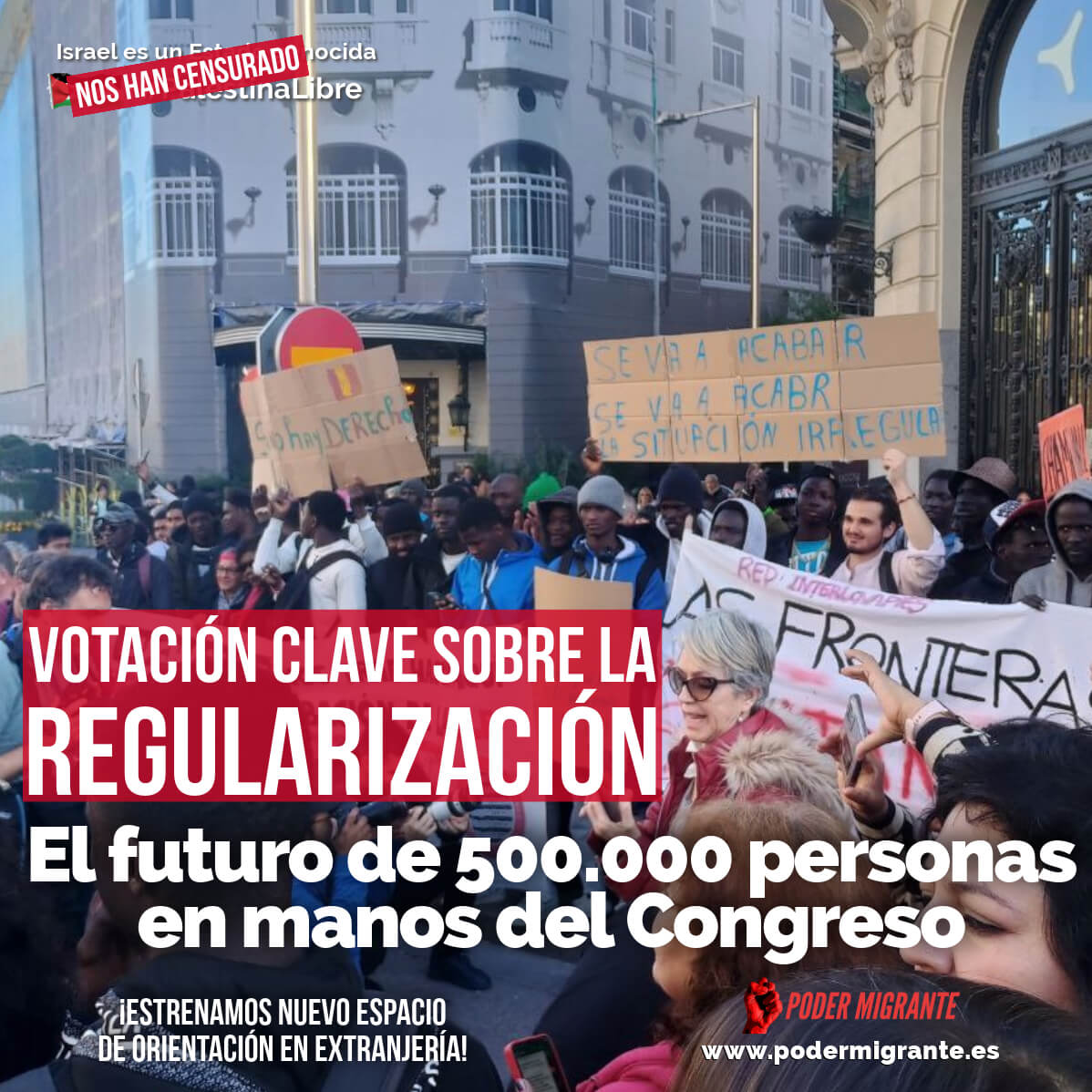 PoderMigrante_N's tweet image. La lucha por la regularización nos interpela a todes. ¿Cómo puedes implicarte? Tejiendo redes de apoyo, denunciando abusos, combatiendo el odio. Juntes podemos hacer historia. #ILPRegularización #PoderMigrante

podermigrante.es/2024/04/09/ilp…