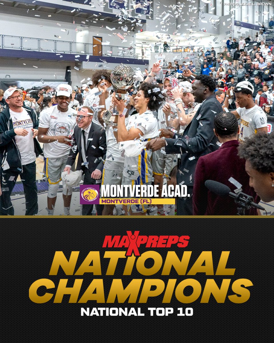 Montverde Academy finishes No. 1 in National Top 10 🏆🔥 Eagles capture fourth national title in five years, seventh since 2013. 🏀 Final rankings ⬇️ maxpreps.com/news/jSrqNz3xu…