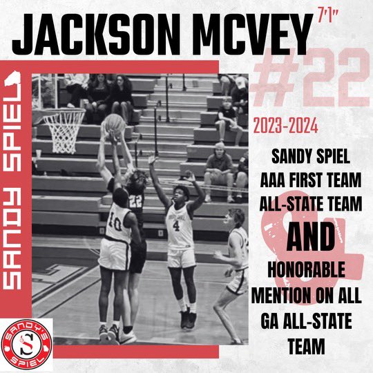PatrickMcVey40's tweet photo. We want to share another All State First Team recognition for Jackson from Sandy Spiel! Jackson was named first team AAA All State team from Sandy Spiel who is the authority in high school sports! Jackson was also named honorable mention in the All Ga All Classes team as well! https://t.co/Tg1yqzo1rq