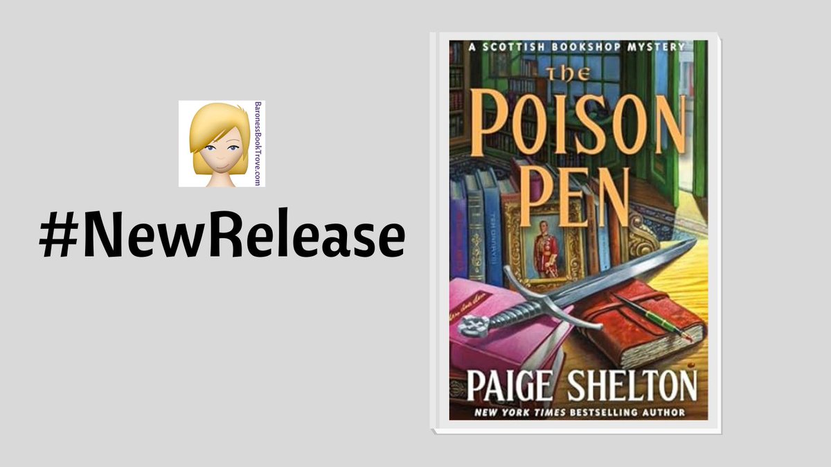 Hello, here’s an awesome new cozy animal mystery called THE POISON PEN by @AuthorPaige that is out now and it is the 9th book in the Scottish Bookshop Mystery series!
#cozyanimalmystery #ScottishBookshopMystery #book #newrelease #booklover #bookworms #booknerds #bookaholic