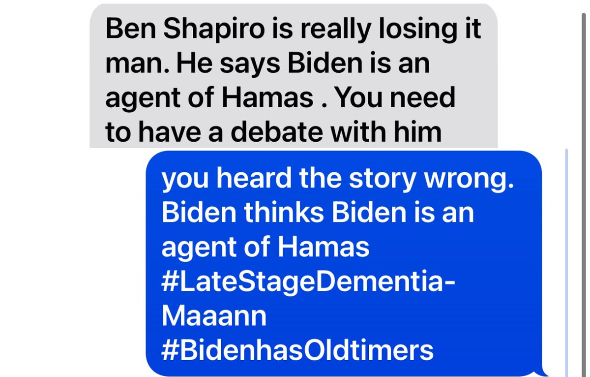 I’d like you to see that I’m still well informed, very funny and boy am I quick. just text me sometime and I’ll show you 😉