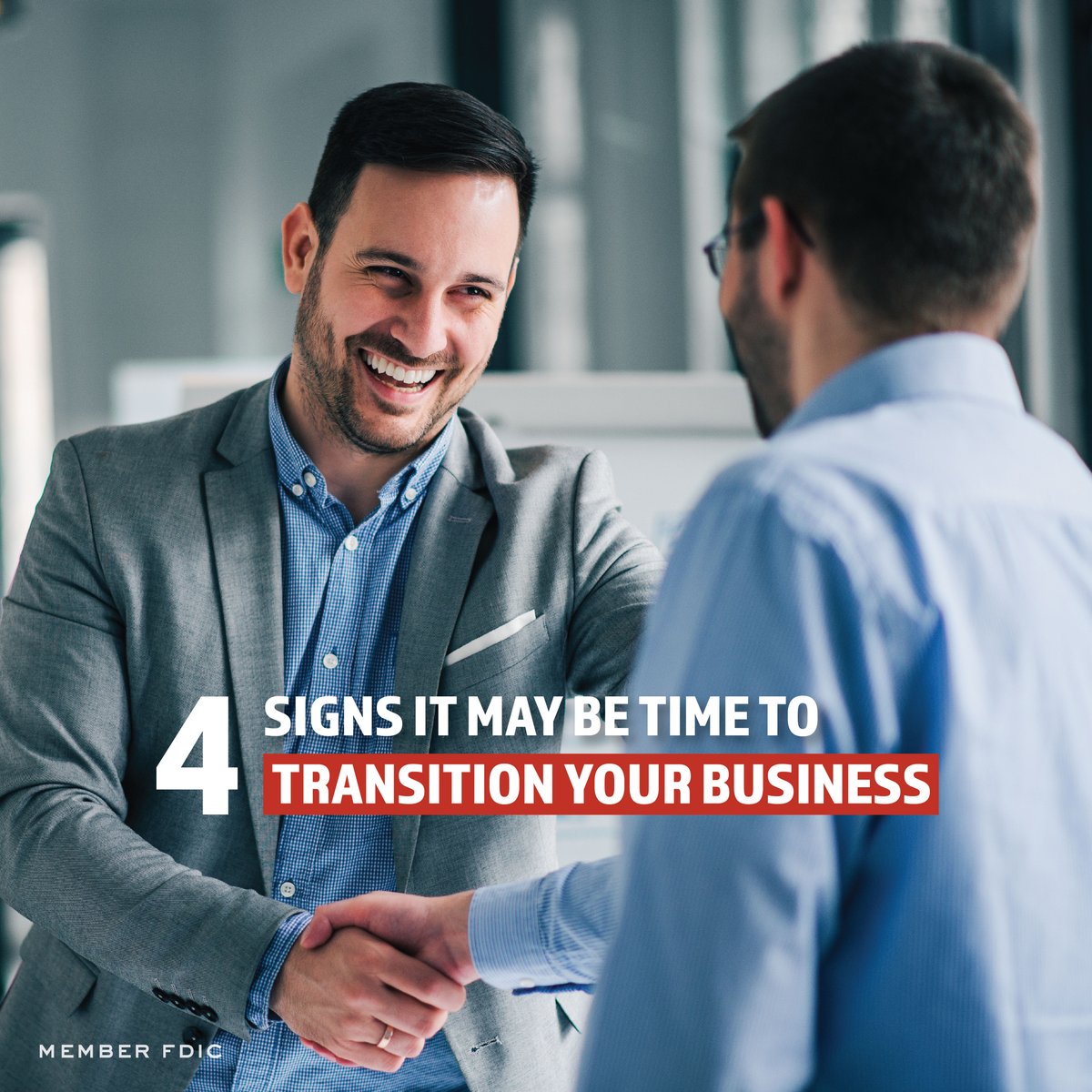 At some point in its lifetime, every business will experience a transition, such as a transfer to new ownership. George Myers, Sr Business Development Officer, explains the signs you should look for to know when your business is ready for change: bit.ly/4cMFLzn