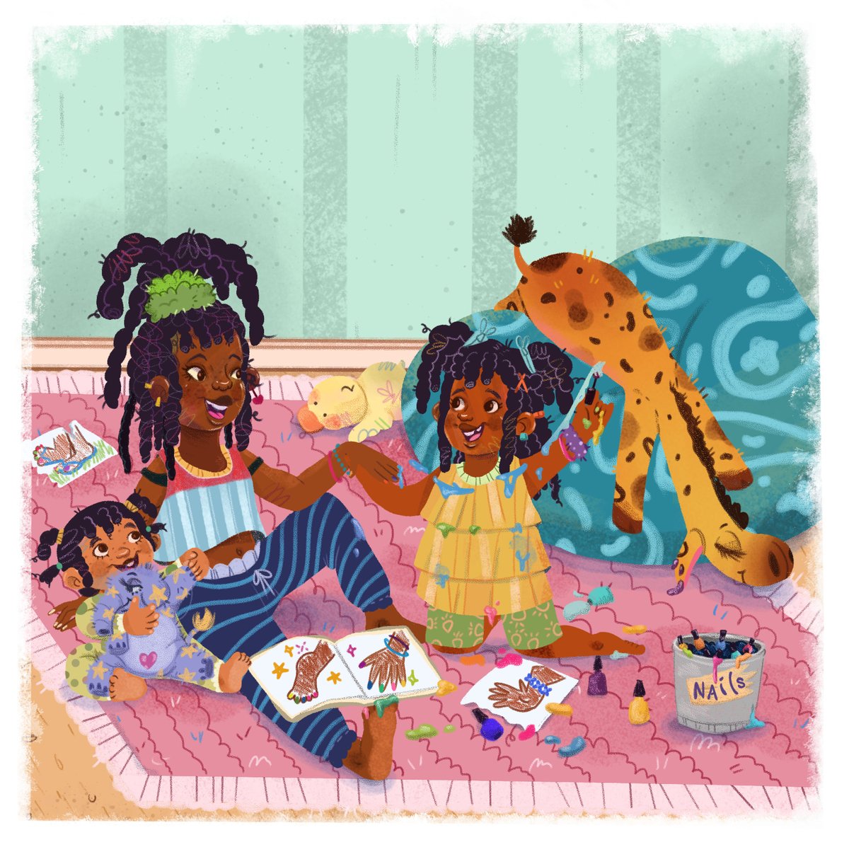 Corlette Douglas (@corcorart) on Twitter photo Hello! :) #PortfolioDay and art directors I'm Corlette Douglas a baby/pb illustrator from Brooklyn NY I enjoy creating whimsical pieces filled with joyful emotions.
More work can be found on my site:
corcorart.squarespace.com
Rep <a href="/lanewriteswords/">*on maternity leave*</a> Hello! :) #PortfolioDay and art directors I'm Corlette Douglas a baby/pb illustrator from Brooklyn NY I enjoy creating whimsical pieces filled with joyful emotions.
More work can be found on my site:
corcorart.squarespace.com
Rep <a href="/lanewriteswords/">*on maternity leave*</a>