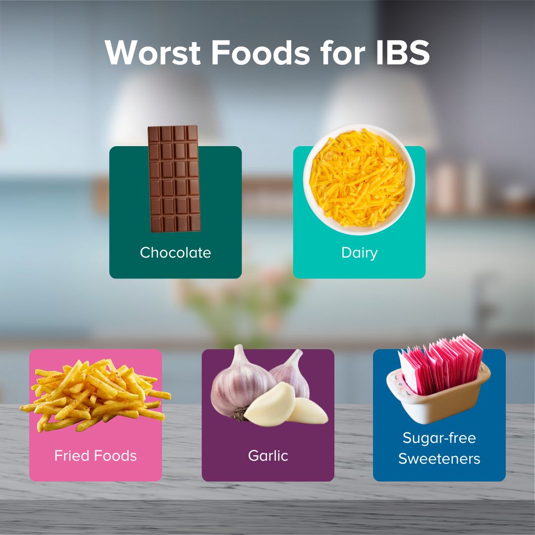 Struggling with IBS? These foods can help balance your gut health. Learn more about managing IBS symptoms here: bit.ly/3TT8X0f
