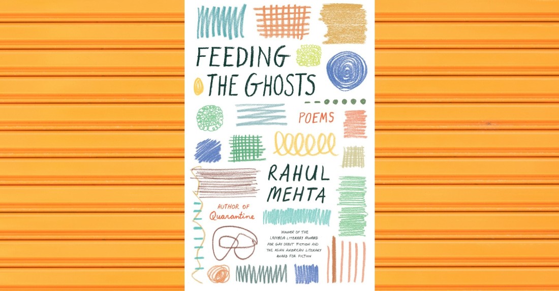 'In these deeply personal poems, Mehta manages to reveal parts of their lived experience while pulling a gold thread of truth and beauty from each.' Read more from this new review of FEEDING THE GHOSTS by Rahul Mehta at the link in bio! @KentuckyPress