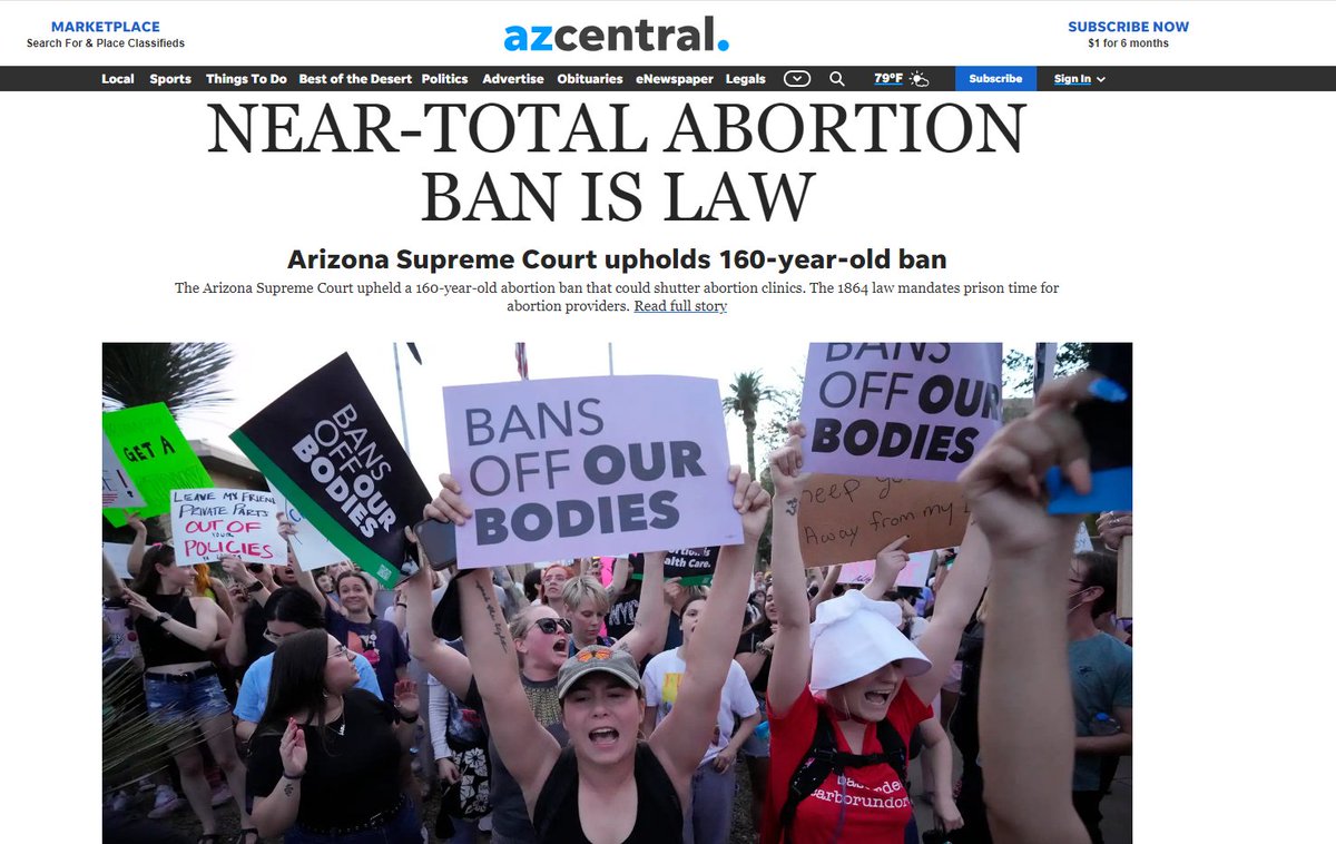 .@POTUS' message to Arizonians: '@VP & I stand with the vast majority of Americans who support a woman’s right to choose. We will continue to fight to protect reproductive rights & call on Congress to pass a law restoring the protections of Roe v. Wade for women in every state.'