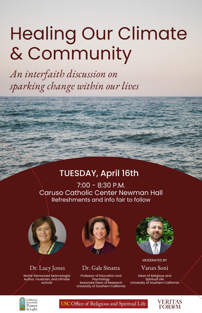 Very excited to participate in this Forum on Climate Change and Community on April 16. If you are local, stop by!