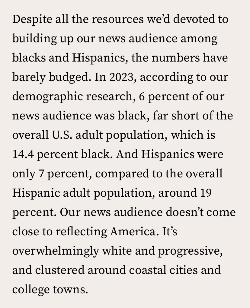 NPR tried to attract more black and Hispanic listeners by running endless segments centering black and Hispanic voices. Turns out that it was actually white liberals that liked the stories.