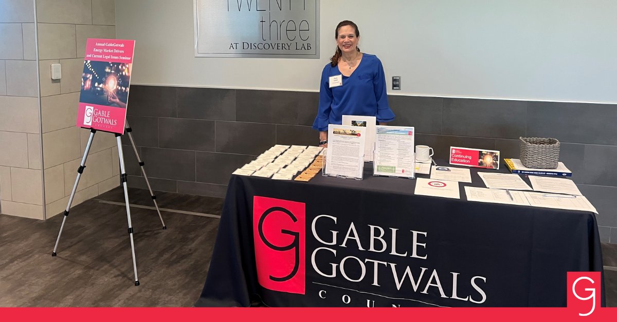 Kicked off GableGotwals' Fifth Annual Energy Market Drivers and Current Legal Issues Seminar in Tulsa today! Join us in Oklahoma City on April 11 and Houston on April 18. For more information and to register, visit: ow.ly/Fuaj50RbKBY #EnergyLaw