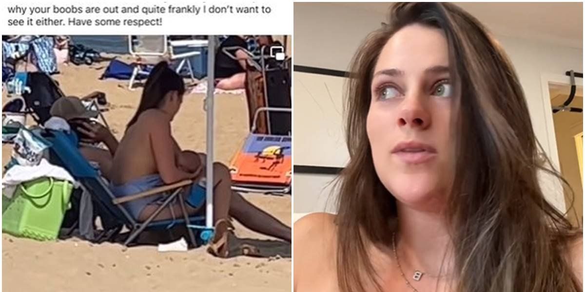 Mom has a calm, pointed response to a stranger who posted video of her breastfeeding on social media in order to shame her. #Breastfeeding #FreeTheFemaleNipple #FreeTheNipple #NaturistSociety buff.ly/3utxtuM