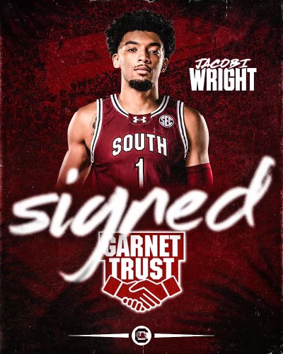 🚨 We are thrilled to announce that we have signed an NIL deal with South Carolina guard Jacobi Wright! We look forward to working with you Jacobi!! 🤝