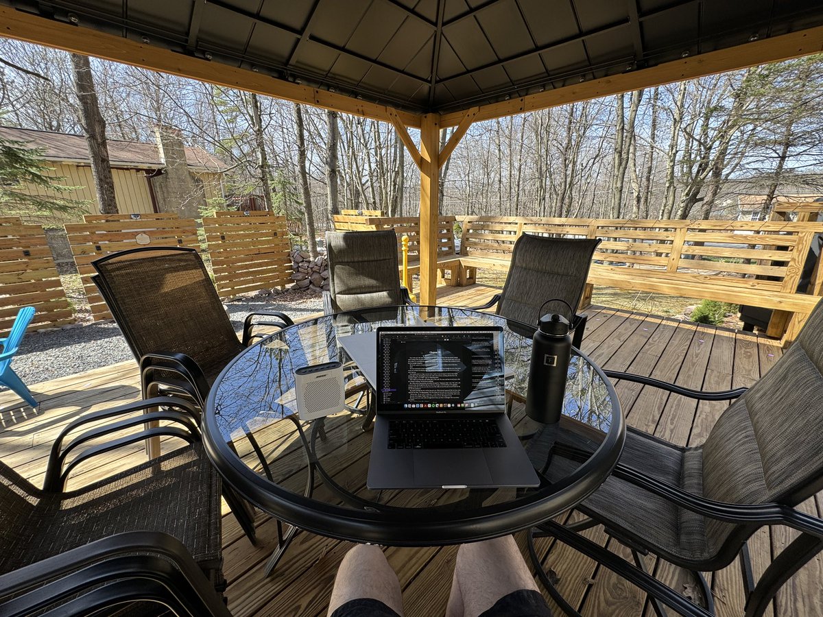 Just hit 67 chapters and counting! Decided to go on a perfect writing getaway to finish the first draft of my book! Literally at a cabin in the woods/mountains for inspiration.