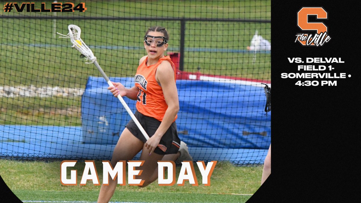 🥍GIRLS LACROSSE - GAME DAY 🆚DELAWARE VALLEY HIGH SCHOOL ⏲️4:30PM V// 5:30 PM JV 📍SOMERVILLE HIGH SCHOOL @villeglax @SomervilleHSNJ @VilleSchoolsNJ 🎥youtube.com/channel/UCb_xH…